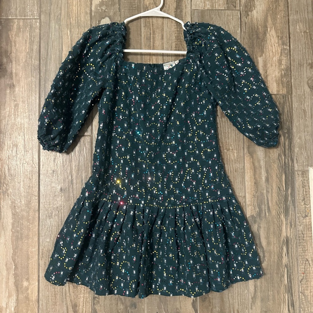 Queen of Sparkles drop waist Dress
